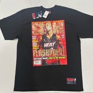 Vintage NWT Dwayne WadeTshirt Sz L